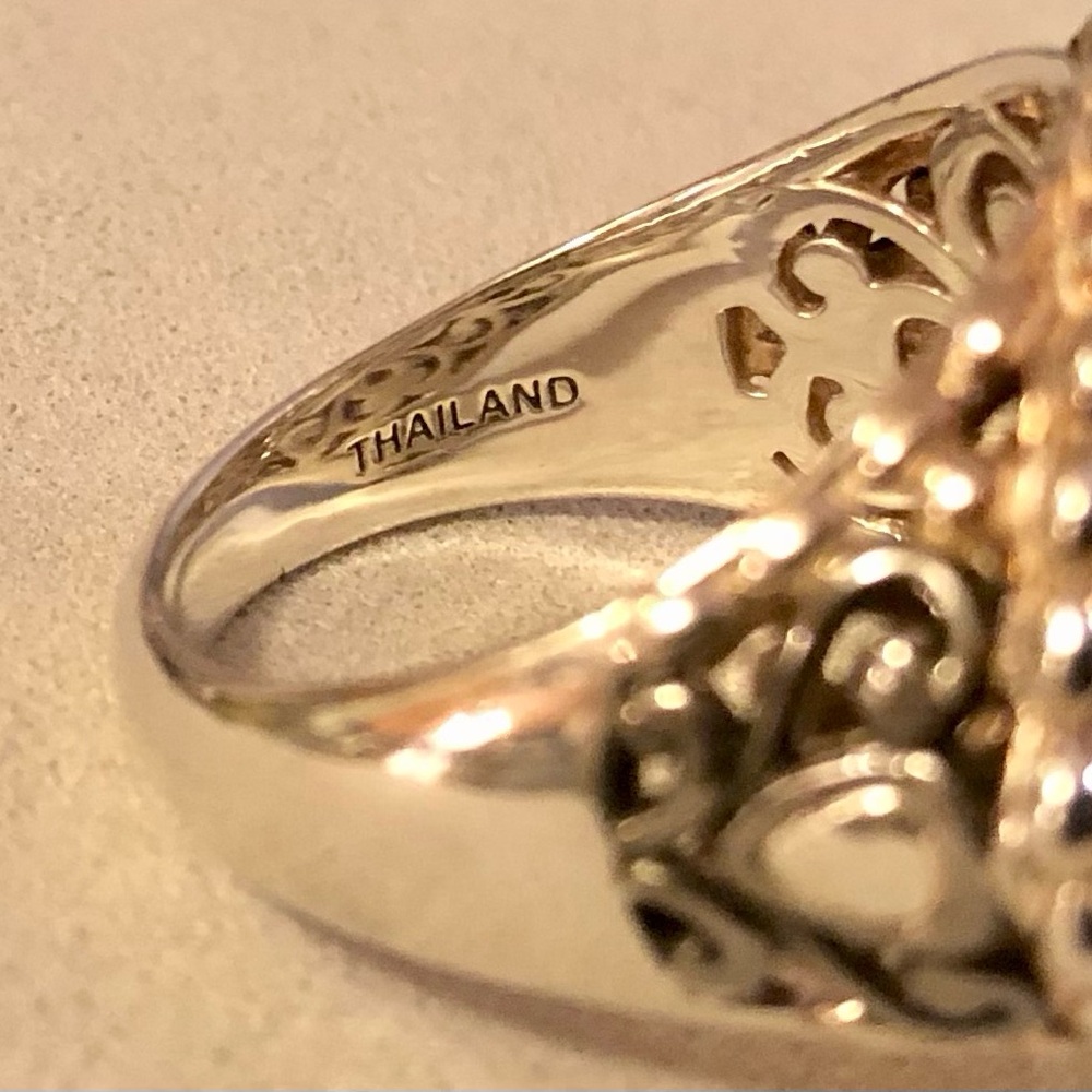VGUC JAi by John Hardy Sterling & 14K Ring, SZ 9 - Picture 11 of 14